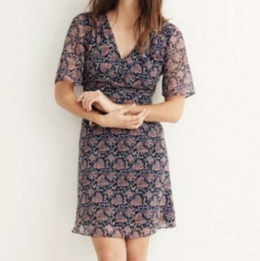 Madewell Orchard Flutter Style Dress